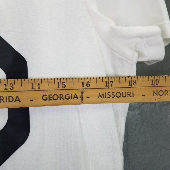 Norma Kamali VIRGO T-Shirt Women's XL Zodiac Astrology Tee Organic Cotton White - Picture 15 of 15